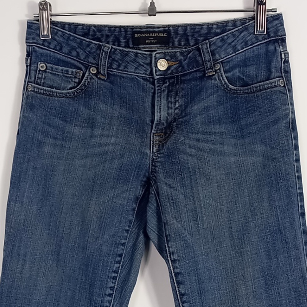 Banana Republic Low-Rise Bootcut Blue Jeans Size 26/2S - Picture 4 of 16